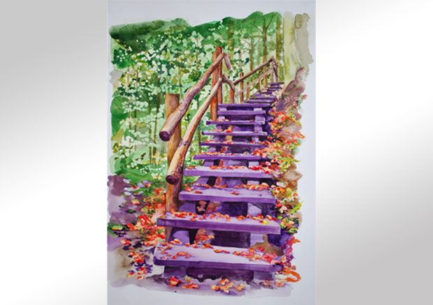 Fall Staircase
