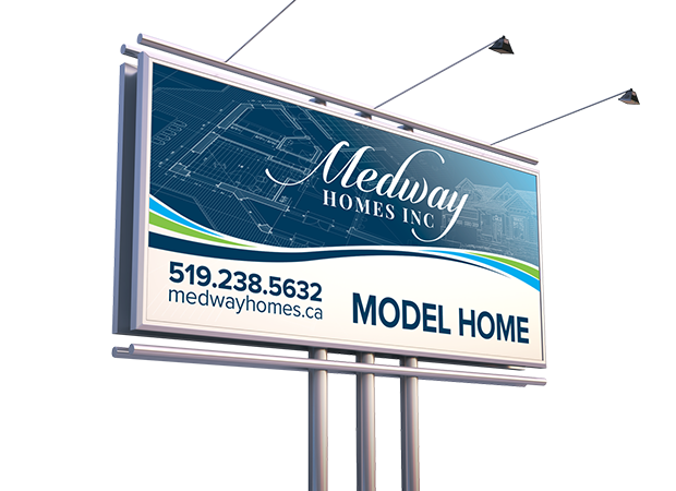 Medway Homes Model Home Billboard