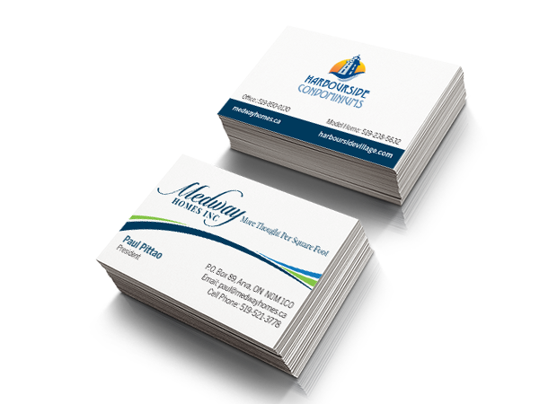 Medway and Harbourside business cards
