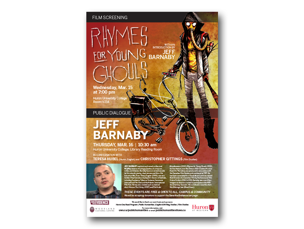 Public Humanities: Jeff Barnaby poster